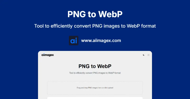 Convertir PNG a WebP - Herramienta en Línea Gratis